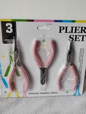 Jewelry Making Pliers Set - Pink